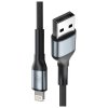 Kabel 3MK Hyper Cable N-SERIES USB-A do  Lightning 1m 5V/2.4A 12W czarny